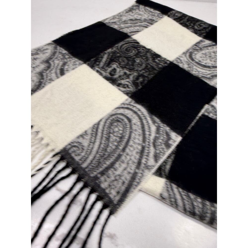 Preston of York Plaid‎ Scarf Super Soft 70” Acrylic Women’s Cozy Warm